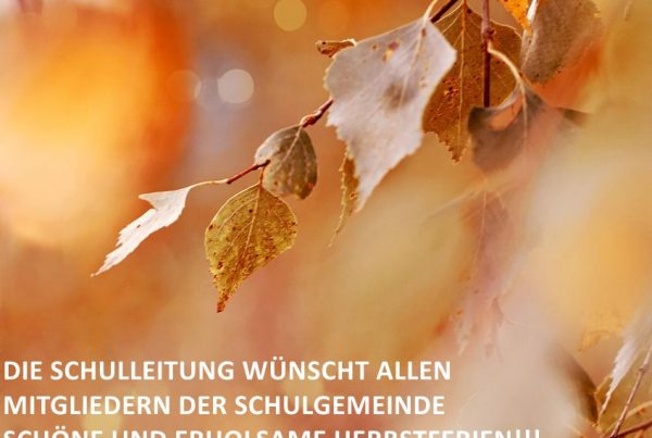 Feriengruss Herbst 2025