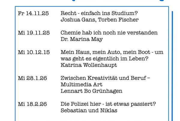 Ehemaligen-Vortragsreihe 2 Alumni